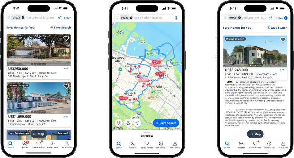 Real estate App like – Zillow