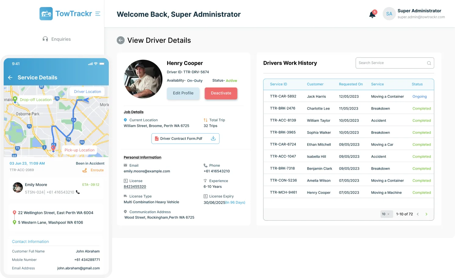 Tow-Truck-Management-Platform