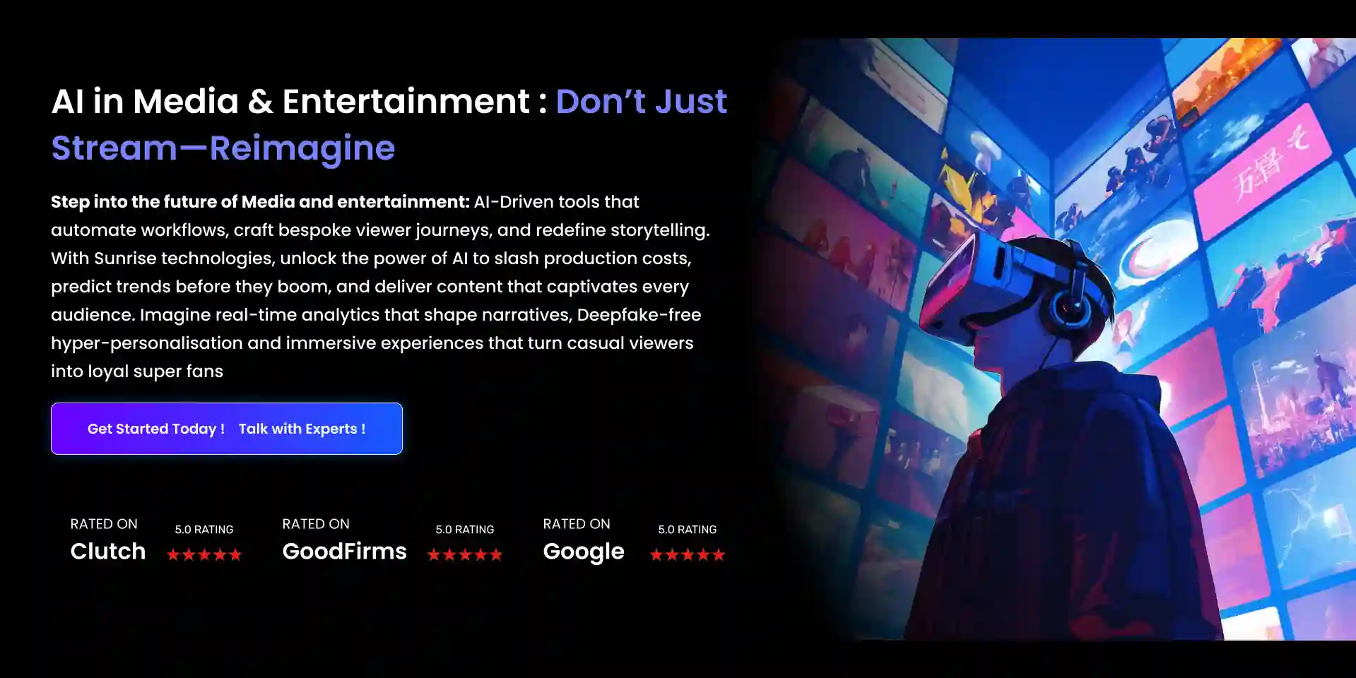Screen Engine Unlock the Power of AI in Media & Entertainment | Sunrise Technologies