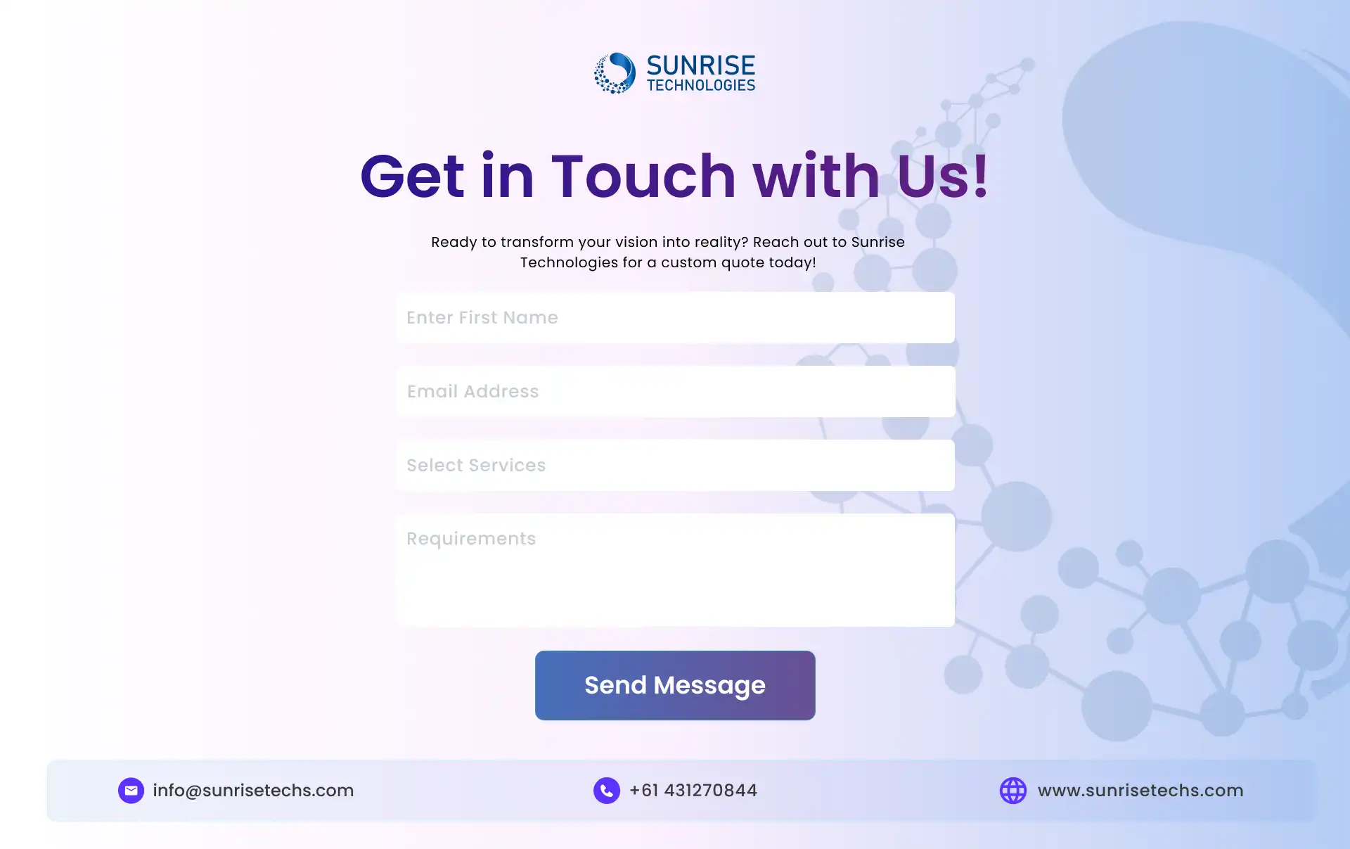 Contact Us for Exceptional Development Support