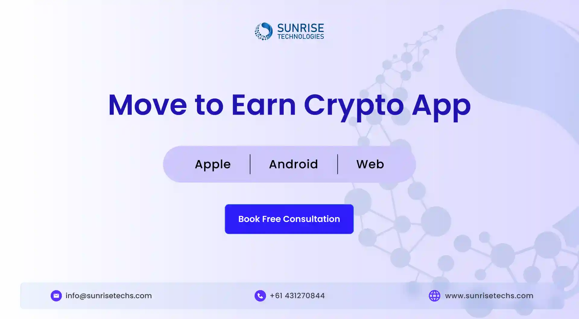 Best Move to Earn Crypto App Development | Sunrise Technologies