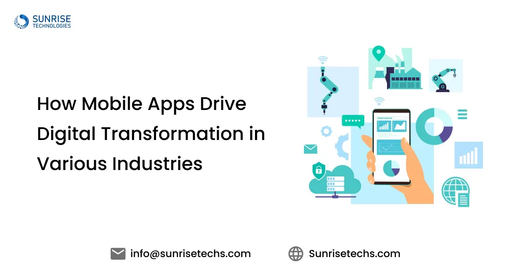 How Mobile Apps Drive Digital Transformation in Various Industries Featured image