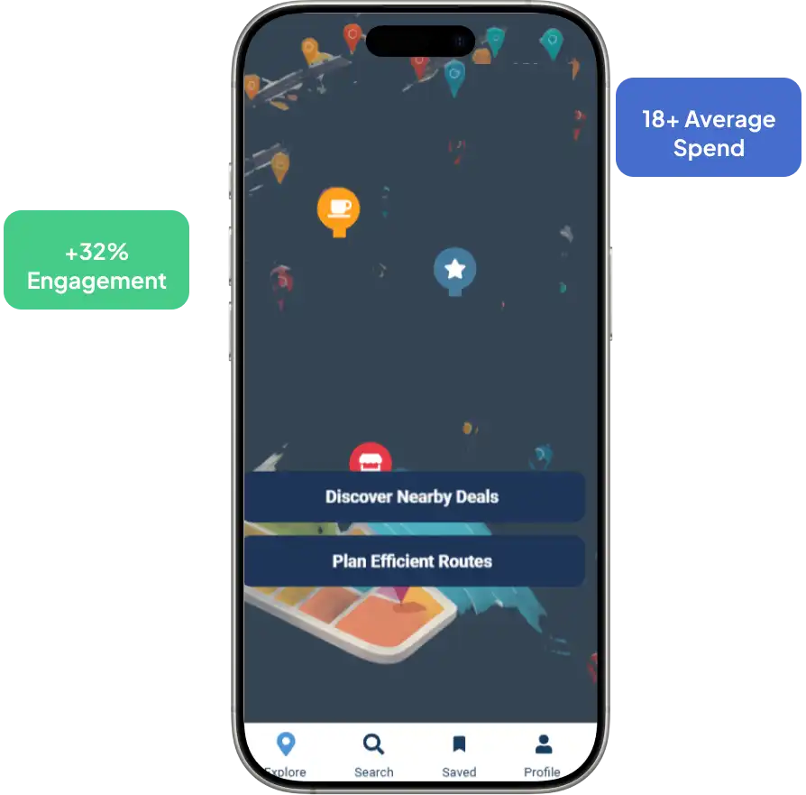 Interactive Maps in Mobile App Increase Visitor Spending Image