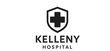 Kelleny black theme logo