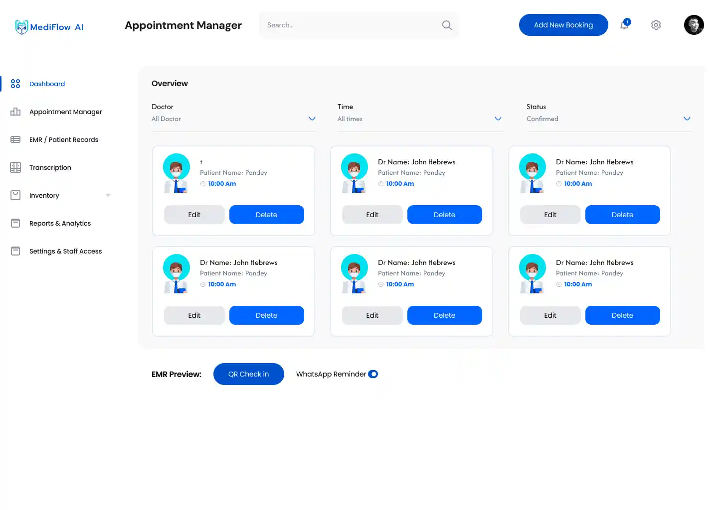 Mediflow-Appointment