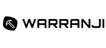 Warranji black theme logo