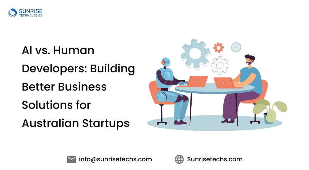 AI vs Human Developers_ Building Better Business Solutions for Australian Startups Banner Image