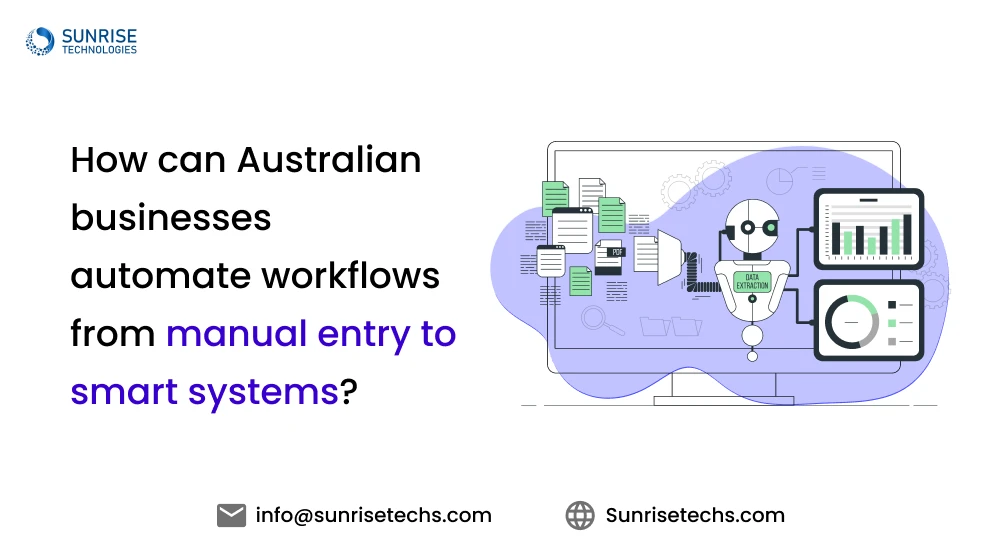 How can Australian businesses automate workflows from manual entry to smart systems Banner