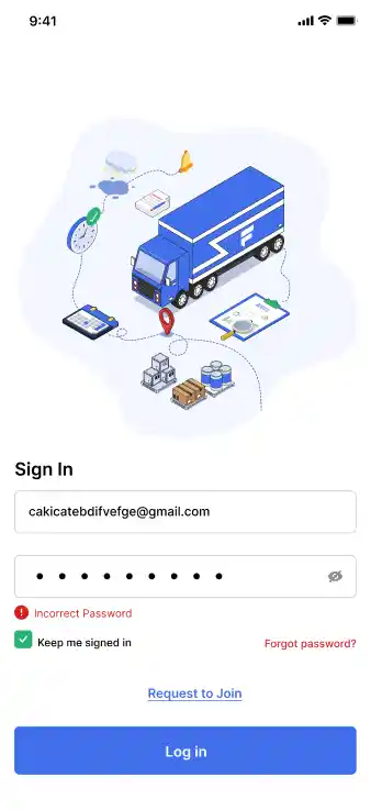 Login Screen
