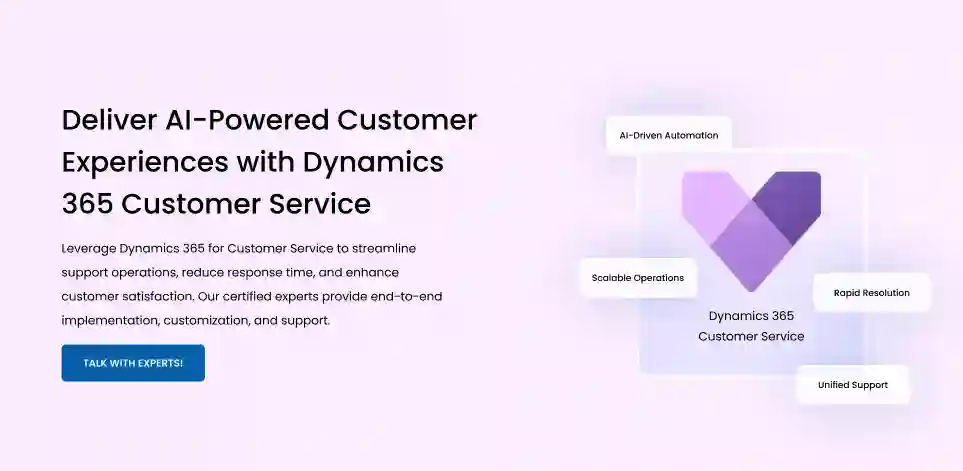 Dynamics 365 Customer Service | Microsoft D365 Customer Service Partner